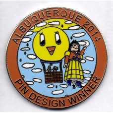 Albuquerque 2014 Pin Design Winner Snow White Silver